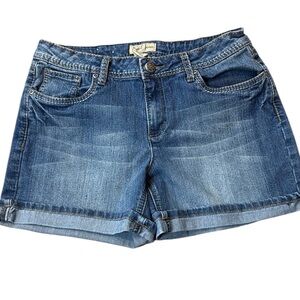 Earl Jean‎ Cuffed Jean Shorts Size 8